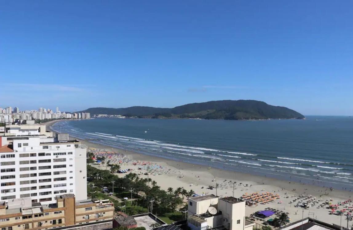 Ferienwohnung Flat Vista Mar Em Santos Exterior foto