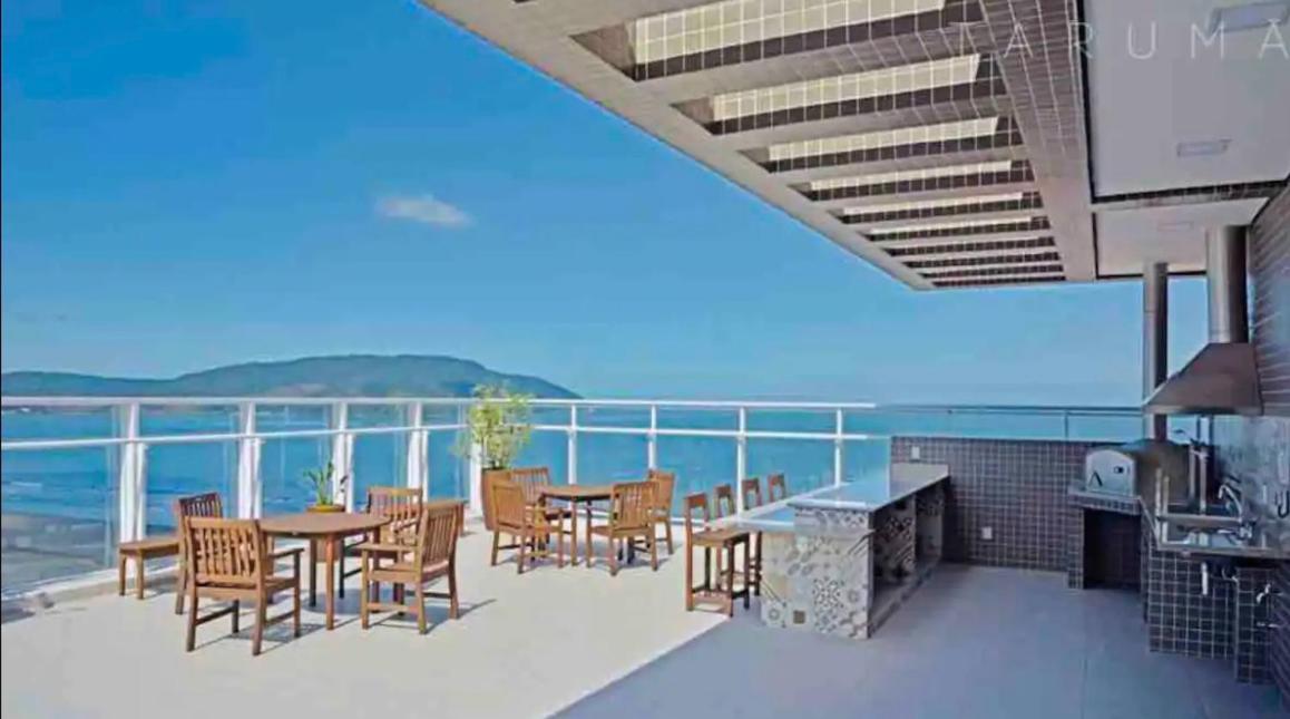 Ferienwohnung Flat Vista Mar Em Santos Exterior foto