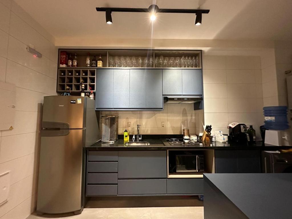 Ferienwohnung Flat Vista Mar Em Santos Exterior foto